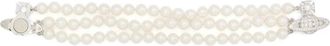 Vivienne Westwood Verena Bracelet - Dames - Armbanden - Beige - ONE Size - Leer - Accessoires