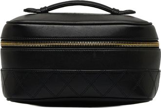 Chanel Vintage Chanel CC Vanity Bag Black