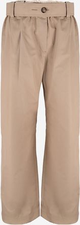 Moncler Weite Bundfaltenhose mit G&uuml;rtel