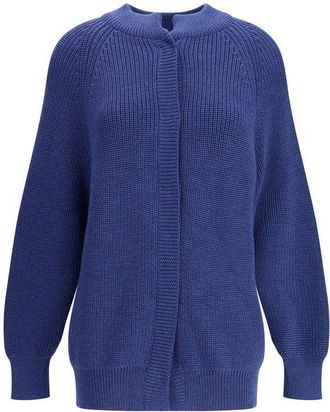 Ella Bomber Sweater with an hook-and-eye Womens closure