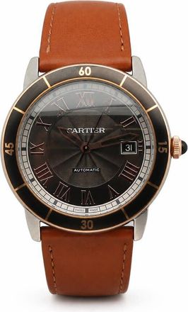 Cartier Pre-owned Cartier Ronde Croisiere De Cartier Black Dial Mens Watch 3886