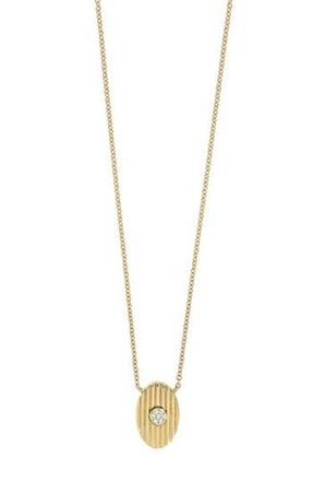 Bony Levy Kiera Diamond Petite Medallion Pendant Necklace in 18K Yellow Gold at Nordstrom Rack