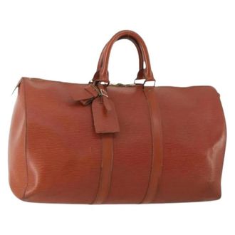 Louis Vuitton Pre-owned Weekend Bags, female, Brown, Size: ONE SIZE Pre-owned Vintage Boston Bag