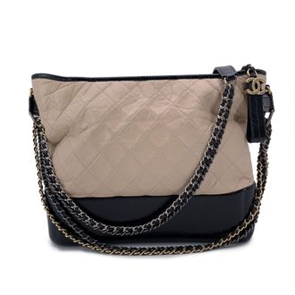 Chanel Chanel Leren Schoudertas Gabrielle