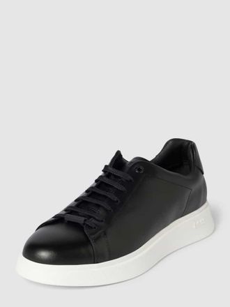 HUGO BOSS Sneaker mit Label-Prägung in Black, Größe 40