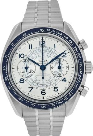 Omega Pre-owned Omega Speedmaster Chronograph Silver Dial Mens Watch 329.30.43.51.02.001