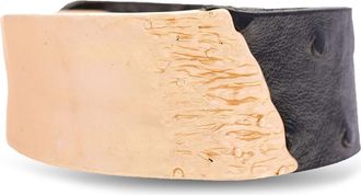 Saachi Wild Ways Faux Leather Bracelet in Dark Grey at Nordstrom Rack