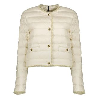 Moncler Dames, Jassen, Wit, Maat: L