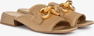 Pedro Garcia Slingback loafer in ore satin | Enna | Fall winter 25 | PEDRO GARCIA