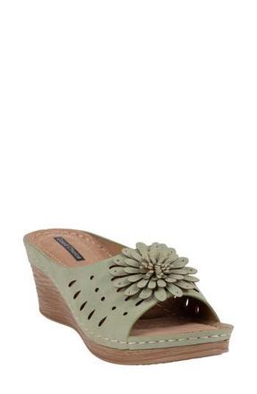 Good Choice Shoes Mayday Wedge Sandal in Sage at Nordstrom Rack, Size 6.5