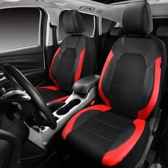 OEM Fundas Universales Para Asientos De Coche De Cuero Y Malla Transpirable 3d - Negras