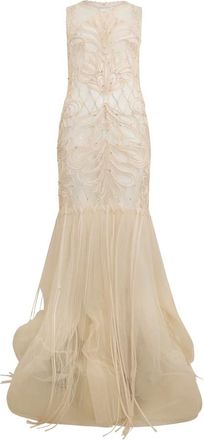 Alberta Ferretti Mujer, Vestidos, Beige, Talla: S