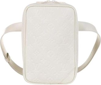 Louis Vuitton Pre-owned Utility Crossbody - Dames - Vintage Heuptassen - Wit - ONE Size - Leer - Vintage