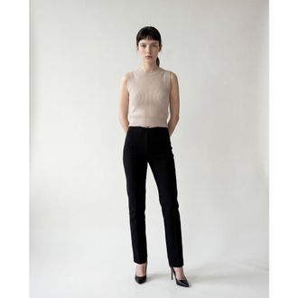 Brunello Cucinelli Beige Cashmere Crew Neck Sweater, Size X-Large