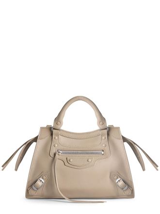Balenciaga Neo XS tote bag - women - Calf Leather/Nappa Leather - OS - Neutrals