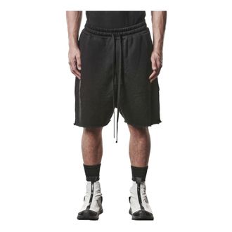 Thom Krom Casual Shorts, male, Black, L, Bermuda in Cotone Cavallo Basso