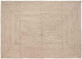 vidaXL Alfombras De &Aacute;rea Rectangular Natural Y 160 X 230 Cm Yute Vidaxl