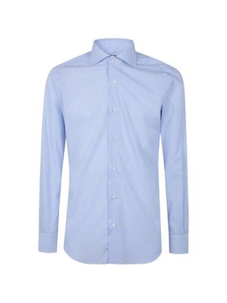 Barba Classic Popeline Bacchetta Spaziata Shirt