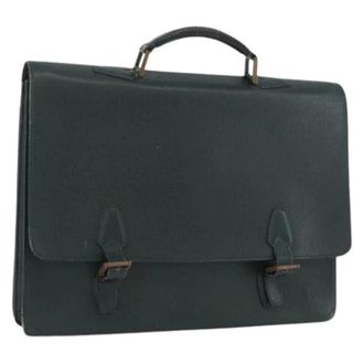 Louis Vuitton Pre-owned Handbags, female, Green, Size: ONE SIZE Pre-owned Tashkent Business Bag