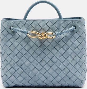 Bottega Veneta Andiamo Small suede top-handle bag