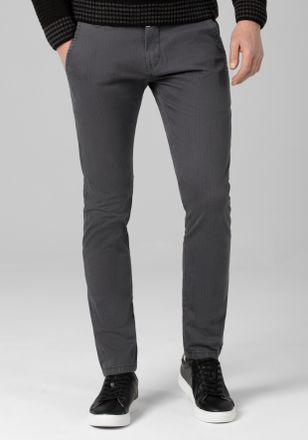 Timezone Chinos TIMEZONE Slim JannoTZ, Herren, Gr. 31, L&auml;nge 34, grau, 98% Baumwolle 2% Elastan, normal, Hosen Chinos