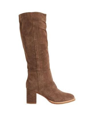 8 by YOOX SPLIT LEATHER MID-HEEL BOOT