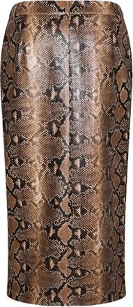 Ermanno Scervino Pencilrok - Dames - Kokerrokken - Bruin - XS - Rokken
