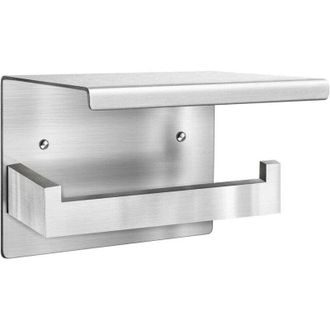 OEM Soporte De Papel Higi&eacute;nico De Pared, Dispensador De Papel Higi&eacute;nico De Acero Inoxidable Sus 304, Soporte Adhesivo Con Tope - Crezuo