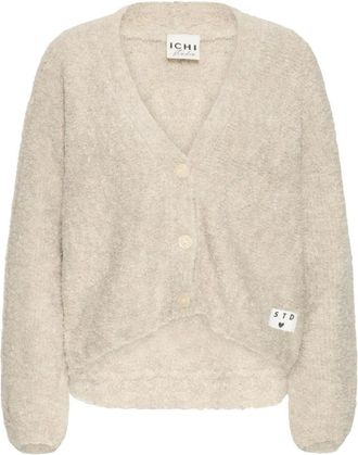 Ichi Ichi, Dames, Truien, Beige, Maat: 2XL