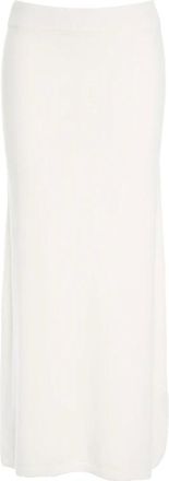 Peuterey Rokken, Dames, Wit, M, Wol, Maxi Rok