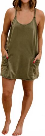 Free People Hot Shot Mini Dress In Terrain