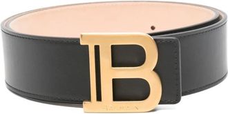 Balmain B Buckle Belt - Black
