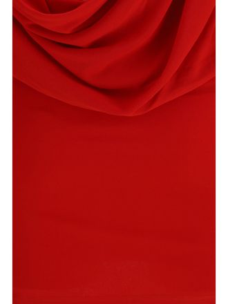 Jacquemus Womens Dress La Robe Mistral Red Viscose