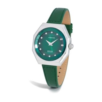 Jowissa I.0733.S Horloge - Dames - Horloges - Groen - ONE Size - Leer - Accessoires
