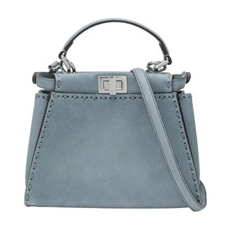 Fendi Dames, Tassen, Blauw, Maat: ONE Size Zijde