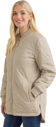 Klass Quilted Zip Up Jacket - STONE - 22