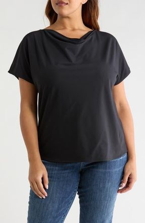 Lyss&eacute; Ensley Cowl Neck Top in Black at Nordstrom, Size 2 X
