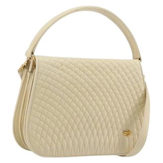 Bally Pre-owned Shoulder Bag - Dames - Pre-owned - Beige - Maat: ONE Size Leer