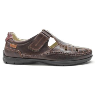 Pikolinos Marbella M9A-0051 Leather Mens Hook and loop Sandals - Olmo - Size:UK 10.5-11