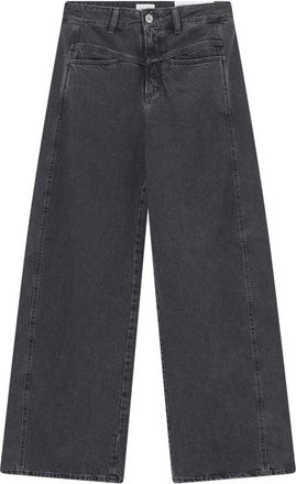 Closed Wide Jeans - Dames - Loose Fit Jeans - Grijs - W28 - Katoen - Jeans