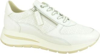 DL Sport Gedrukte Runner voor Stijlvolle Look - Dames - Sneakers - Wit - 41 EU - Schoenen
