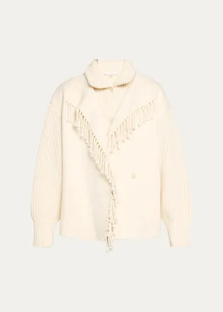 Frame Denim The Fringe Wool Coat