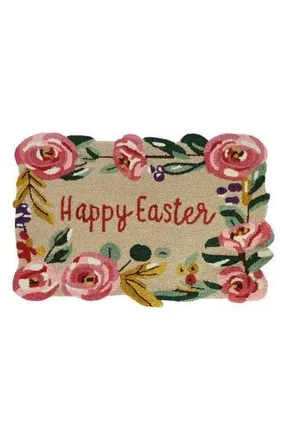 R16 Home Happy Easter Doormat in Beige Multi at Nordstrom Rack, Size 24X36 Ft