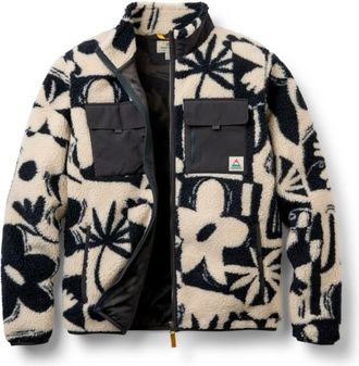 Passenger Valiant Deep Pile Fleece Freizeitjacke f&uuml;r Herren | schwarz