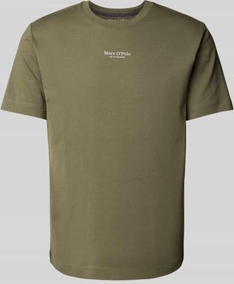 Marc O'Polo Regular Fit T-Shirt aus reiner Baumwolle in Oliv, Größe XXL
