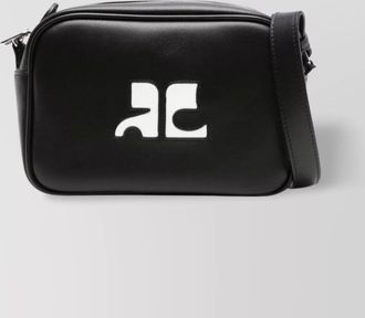 Courr&egrave;ges r&eacute;&eacute;dition leather shoulder bag