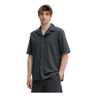 Won Hundred Short Sleeve Shirt - Heren - Korte mouwen Overhemden - Zwart - XL - Katoen - Overhemden