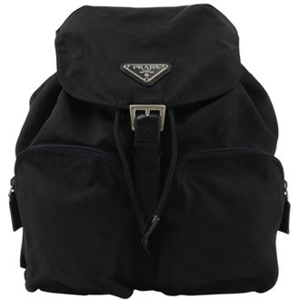Prada Black Nero Nylon Backpack (Pre-Owned)