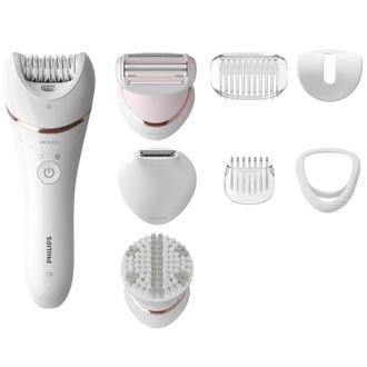 Philips Depiladora Philips Serie 8000, Modelo Bre735/00, Para Uso En Seco Y H&uacute;medo