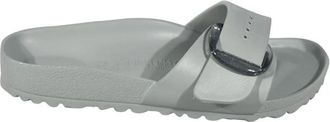 Birkenstock Madrid Big Buckle Narrow Fit - Dames - Sandalen - Grijs - 40 EU - Schoenen